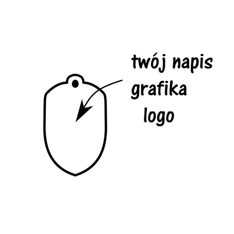Zestaw breloków Personalizowanych ( 10 sztuk )
